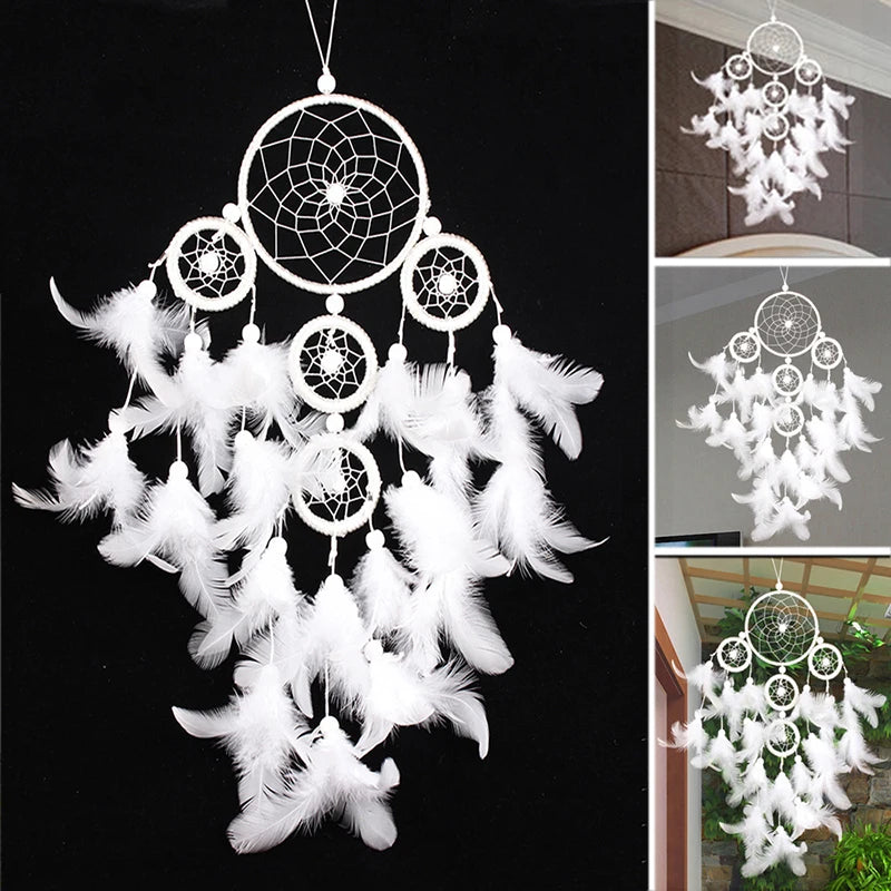 Handmade Dream Catchers for a Restful Sleep and Positive Vibes Dream Catcher  with Lights Wall Hanging